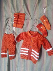 Adorable Knitted Baby Set