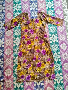 Vintage Floral Print Pajama Set