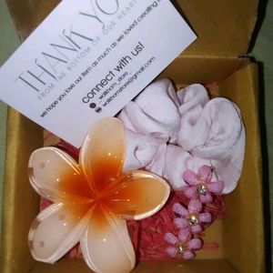 Flower Hair Accessory Get Free Neckchain With It