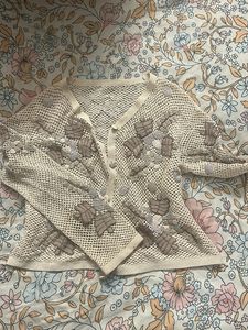 Floral Crochet Cardigan
