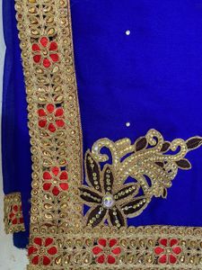 Partywear Blue Saare
