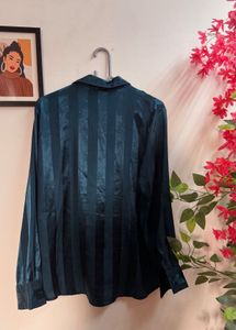 Striped Silky Shirt