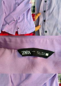 Lavender Button-Down Shirt
