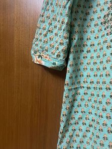 Elegant Printed Kurta With Pants And Dupatta