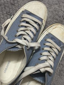 Blue Canvas Sneakers
