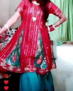 Boutique Design Same New Pempulm Kurti With Shrar