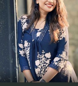 Floral Print Kurta Set