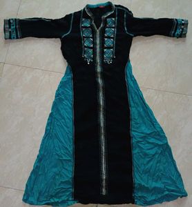 Vintage Embroidered Maxi Dress