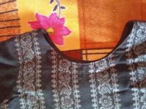 Black Kurta Set With Dupatta