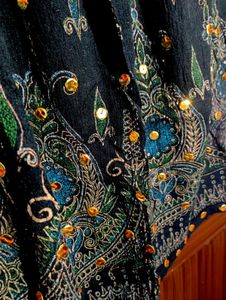 Boho Embroidered Skirt