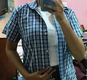 Blue Checkers Shirt ....