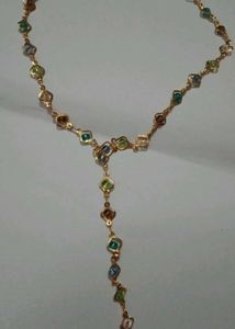 Beaded Cross Pendant Necklace
