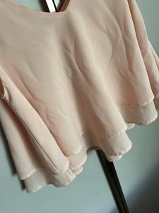Pink Peplum Top