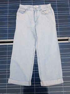 Light Wash Wide Leg Jeans