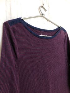 Faded Glory Purple Cotton T Shirt