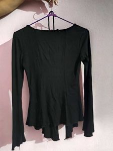 Long Sleeve Tops With Choker
