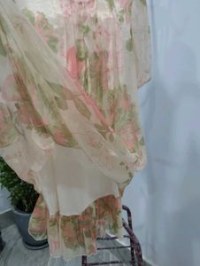 Floral Chiffon Top/ Mini Dress
