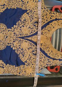 PRICE DROP:SHAADI SPECIAL BLUE &amp; GOLD ETHNIC GOW