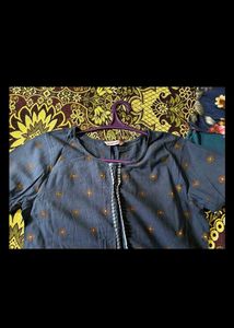 METRO-FASHION Blue Kurti