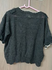 Zara Ruffle Knit Cardigan for L &amp;xL