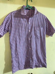 Checked Short Sleeve Shirt