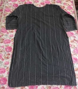 Black Striped Kurti
