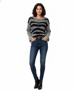 Striped Knit Sweater