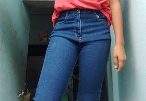 Dark Blue Denim Jeans