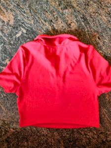 Red Crop Top