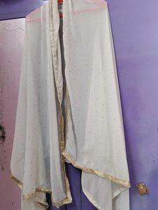 Pakistani White 3pcs Suit