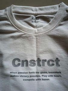 White Graphic Print T-Shirt