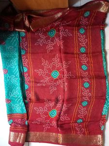 Bandhni Print Saree