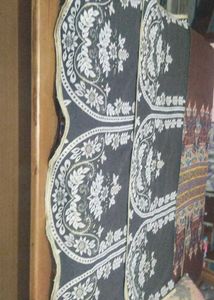 Floral Embroidered Sofa Cover Set