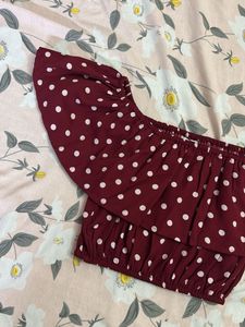 Polka Dots Crop top