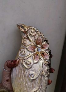 Beautiful Golden Ceramic Flower Pot