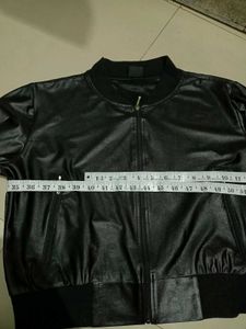 Leather Look Stylish Jacket For Womens Black