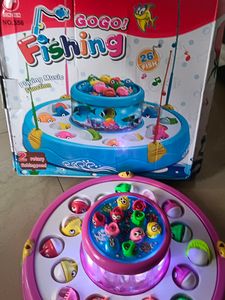 Double Layer Fishing Game For Kids
