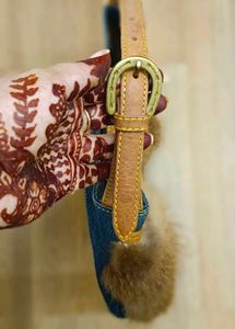 Denim &amp; Fur Handbag