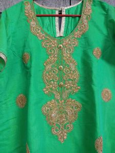 FANCY Embroidered Salwar Suit Set (Stitched)