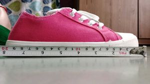 Pink Canvas Shoes
