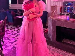 Pink Organza birthday Dress