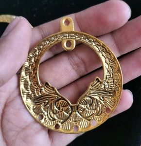 Gold Polish Big Size Pendants For Jewellery Making