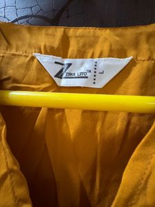 Casual Brown Dress With Free Waist Black Belt