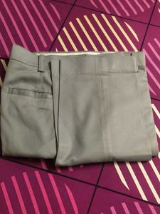 Gray Casual Pants
