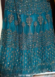 Fully work Blue lehgah choli without dupatta