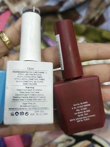 Five Gel Nailpaints Used Twice
