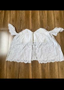Off Shoulder White Top