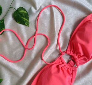 Coral Ring Detail Bikini Top