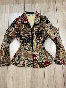 Vintage Kemp Animal Print Blouse