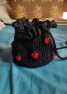 Strawberry Crochet Bag